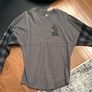 Disney grey checkered Sleeve unisex Jersey